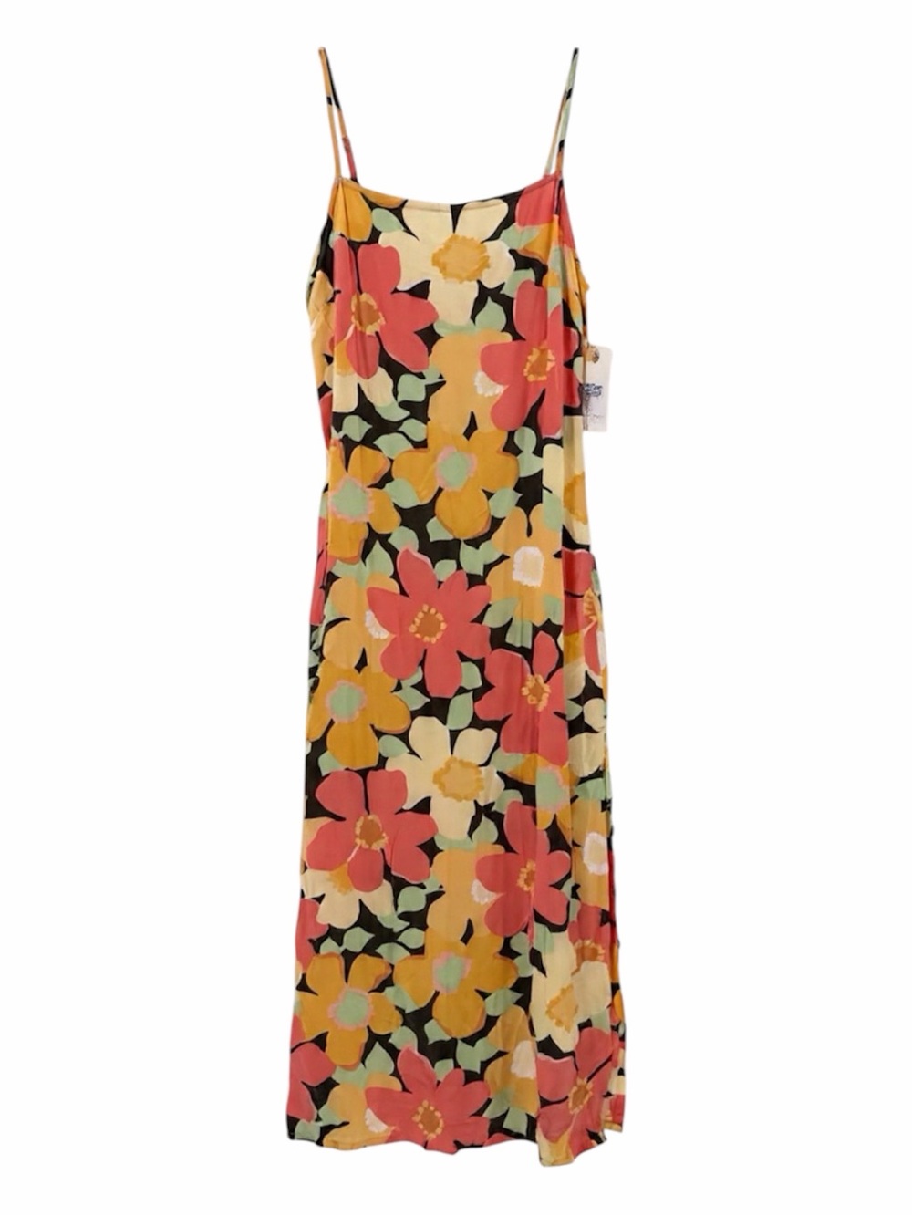 🌺 Billabong weekend waves midi slip New With Tags Floral Dress Size Large